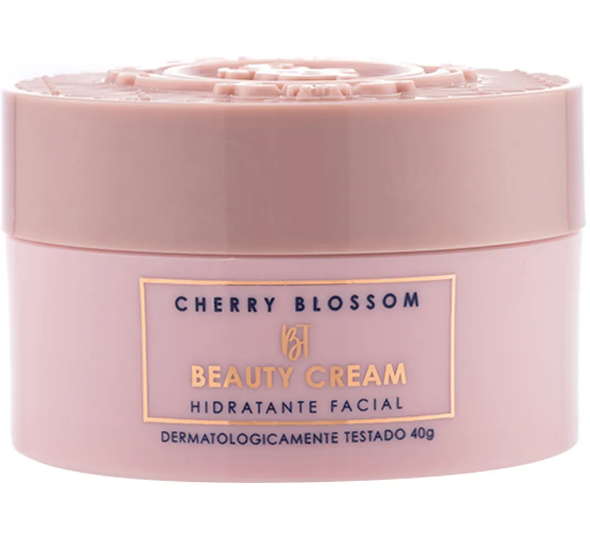 Hidratante Facial Bruna Tavares BT Beauty Cream Cherry Blossom:  O BT Beauty Cream possui textura rica e sedosa para uma rotina de skincare completa.